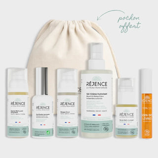Routine visage apaisante