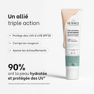 Routine hydratante visage SPF30