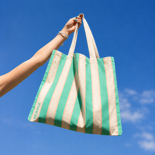 Tote bag rayé