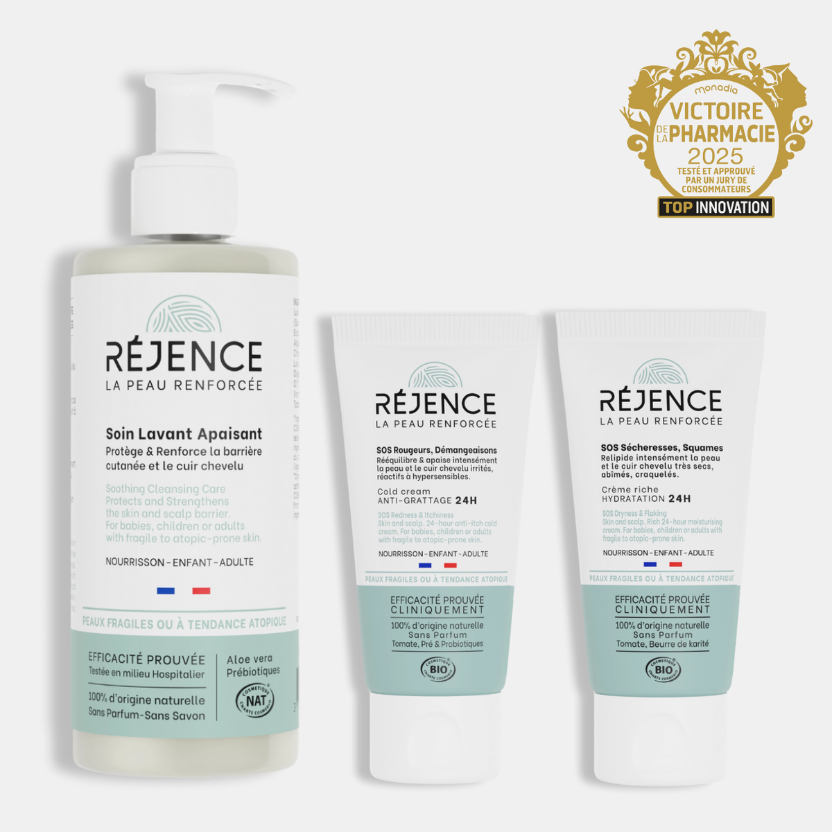 Trio eczéma des mains Réjence