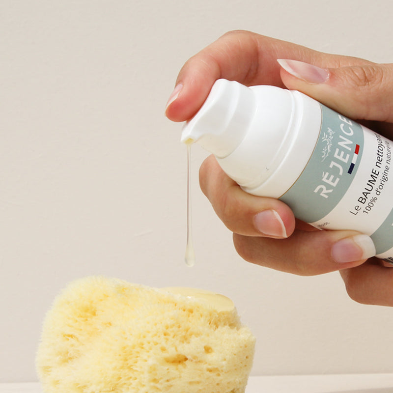 nettoyer le visage en douceur, imperfections, soin nettoyant naturel pour la peau sensible, rejence