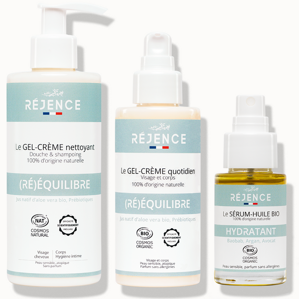 Routine famille peau douce