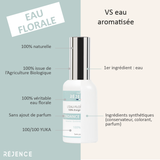 eau florale tendance acnéique, peau sensible, imperfection, naturel, bio, réjence