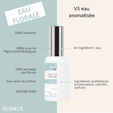 Eau florale apaisante, apaiser, peau sensible, peau atopique, réjence